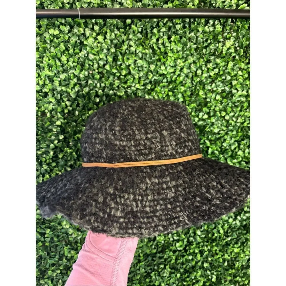 PISTIL GRAY WOOL WIDE BRIM HAT